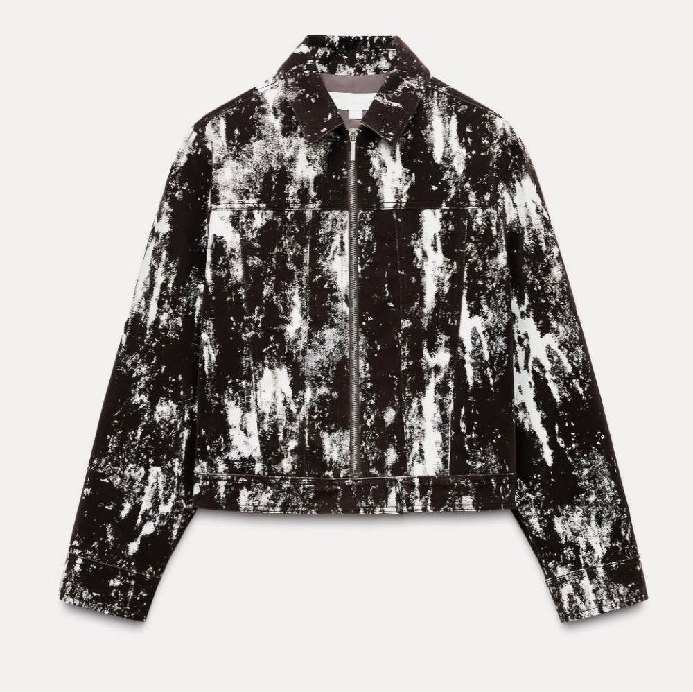 Pattern Flocked Jacket - Picture 3 of 9